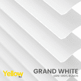 thumbnail image 6 of Grand White 63 in. W X 72 in. H Cordless Light Filtering Vinyl Mini Window Blinds with 1 in. Slats, 6 of 7
