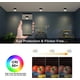 thumbnail image 2 of Lámpara de Techo Foco LED 12W 3000K Redondo Negro Blanco Cálido Lámpara de Techo Sala de Estar Aluminio Ø10cm 230V Focos para Pasillo Dormitorio Comedor Cocina Sincero  Electrónica, 2 of 5