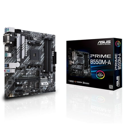 UPC: 0192876755532 | ASUS Prime B550M-A/CSM AMD AM4 (3rd Gen Ryzen) microATX Commercial Motherboard (PCIe 4.0  ECC Memory  1Gb LAN  HDMI 2.1/D-Sub  4K@60HZ  TPM  ASUS Control Center Express)