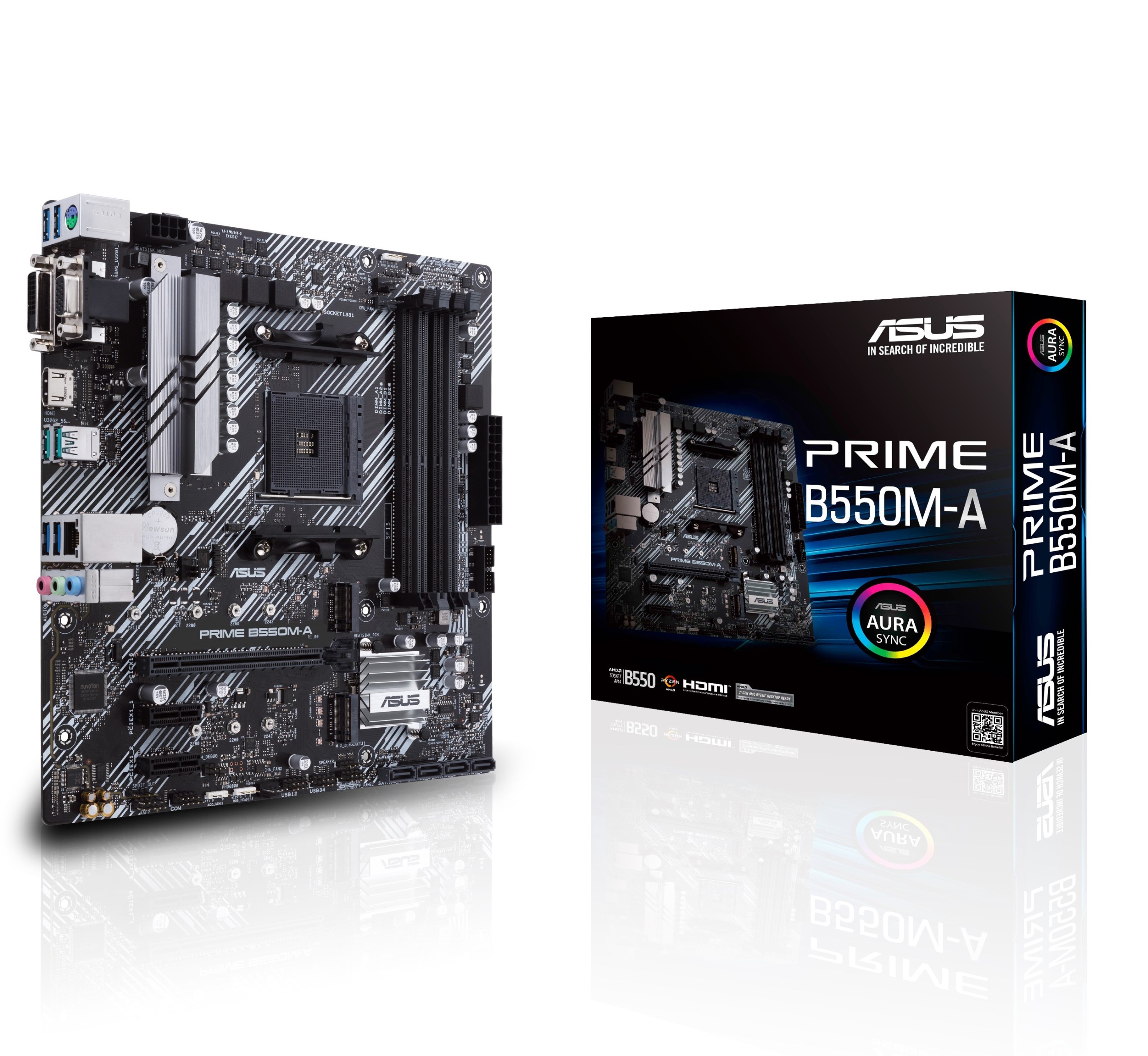 Dual M.2 HDMI SATA 6GB//s USB 3.2 Gen 2 ATX ASUS Scheda madre Prime X570-Pro AM4 Zen 3 Ryzen 5000 e 3a generazione Ryzen ATX con PCIe Gen4