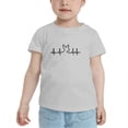thumbnail image 2 of Chihuahua Dog Heartbeat Cute Toddler Tshirts for Boys Girls (Gray, Youth XL), 2 of 5