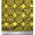 thumbnail image 1 of Soimoi Cotton Voile Fabric Diamond & Circle Block Decor Fabric Printed Yard 42 Inch Wide, 1 of 2