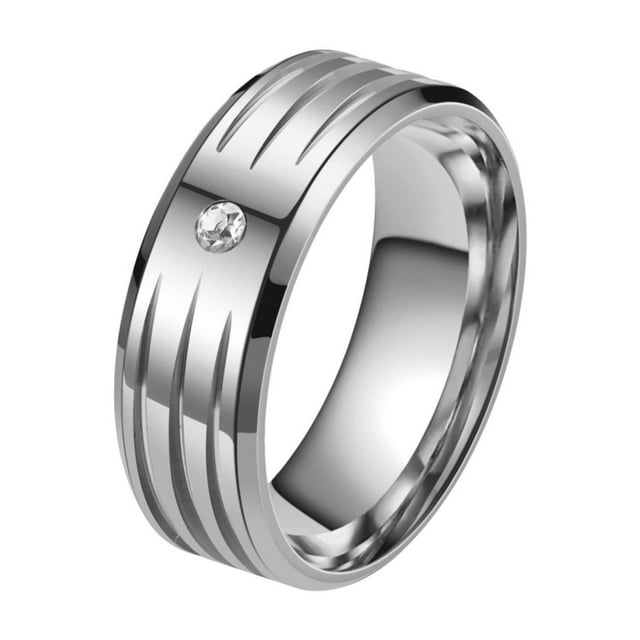Fashion Couple Ring Ring Korean Edition Temperament Stainless Steel Ring
