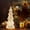 M, variant on Quinlirra Mercury Glass Christmas Tree Lighted Table Top Christmas Trees with Lights Glass Light Up Christmas Tree Christmas Table Decoration Battery Operated for Centerpieces Tabletop