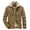Gold, variant on Men's Corduroy Jacket Sherpa Lined Warm Turn Down Collar Zip Up Jacket with Pockets Fall Winter Casual Fleece Coat for Commute Outdoor