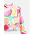 thumbnail image 2 of Wonder Nation Baby and Toddler Girls Rash Guard Set, 2 Piece, Sizes 12M-5T, 2 of 3