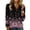 Purple Pink, variant on OIOLOYJM Women Long Sleeve Shirt Casual Floral Print Lapel Collared Button Up Henley Shirts Spring Loose Fit V-Neck Pullover Tops Dressy Classic T Shirts Pink S