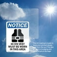 thumbnail image 6 of (2 Pack) Hi-Vis Vest Must Be Sign, 6 of 7
