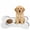 White, variant on Dog Cat Food Mat Raised Edges Dog Feeding Mat Silicone Food Mat for Pet Bowls Milkbrown,Beige 10" x 20"