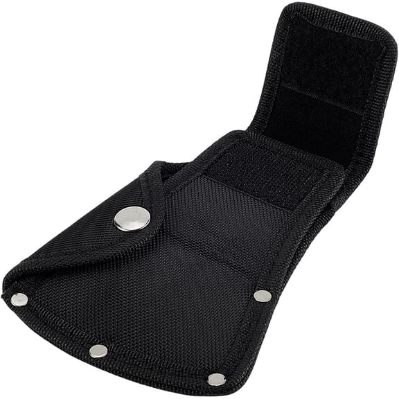 Black Sheath Hatchet Cover Thickened Axes Head Double Snap Outdoor Camping Accessories Hatchets Edge Protector