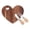 Brown , variant on Zeyigg 1 Set Heart Cheese Board with Knife, Wooden Charcuterie Board & Serving Tray for Cheese Fruit Dessert, Double Sided Wood Cheese Plate for Party Wedding Anniversary Gift (Natural)