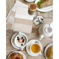 thumbnail image 4 of Brown Stripe Kitchen Dish Towels for Drying Dishes Set of 2, Modern Rustic Horizontal Brown Striped Waffle Weave Microfiber Hand Tea Bathroom Towels Quick Dry & Absorbent Towel 15.7x23.6, 4 of 7