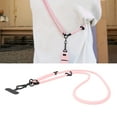 thumbnail image 1 of Camera Anti Loss Rope, Adjustable Length Nylon Aluminum Alloy Camera Neck Shoulder Strap Pink with 1/4 Screw Buckle for X4, 1 of 7