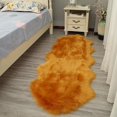 thumbnail image 1 of Faux Fur Area Rug Sheepskin Shag Fluffy Fuzzy Grey Rugs for Bedroom Bedside Bed Floor Living Room, 1 of 5