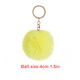 thumbnail image 5 of Yuarrent Fuzzy Ball Llavero Encantadores Llaveros Multifuncional Conveniente Adorable Multi-colores Llaveros Mujeres Negro 4cm Artesanía Amarillo 4cm Yuarrent HA059936-50, 5 of 6