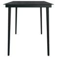 thumbnail image 5 of vidaXL 5 Piece Garden Dining Set Black, 5 of 5