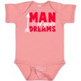 thumbnail image 3 of Inktastic Valentine's Day Man of Your Dreams with a Heart and Arrow Boys or Girls Baby Bodysuit, 3 of 5
