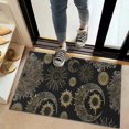 thumbnail image 2 of Black Gothic Sun Moon Pattern Door Rugs,Washable Non Slip Door Mats Indoor,Decorative Door Mats,Entry Mat Indoor for Entrance,Bedroom,Kitchen,Bathroom,20"x32", 2 of 6
