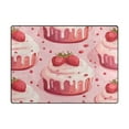 thumbnail image 2 of BZSMCE Vintage Area Rugs Strawberry Cake Creative Area For Home, 2 of 7