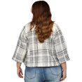 thumbnail image 3 of Saco tweed Roman Fashion/Tallas Extras, 7049 (Blanco) blanco 40 Roman Fashion AB-ST-7049-BLANCO-ALL, 3 of 7