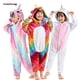thumbnail image 3 of Pijamas Kigurumi de invierno para niños y niñas, ropa de dormir con dibujos de unicornios y animales de Anime, mono cálido de franela, 3 of 4