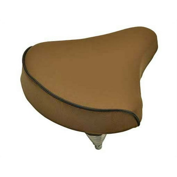 Alta Beach Cruiser Vinyl Bike Saddle, Multiple Colors. (Brown)