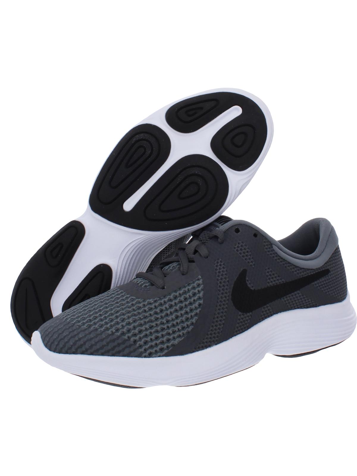 Nike Boys Revolution 4 Knit Fitness Walking Shoes Gray 5 Medium (D) Big Kid - image 2 of 2