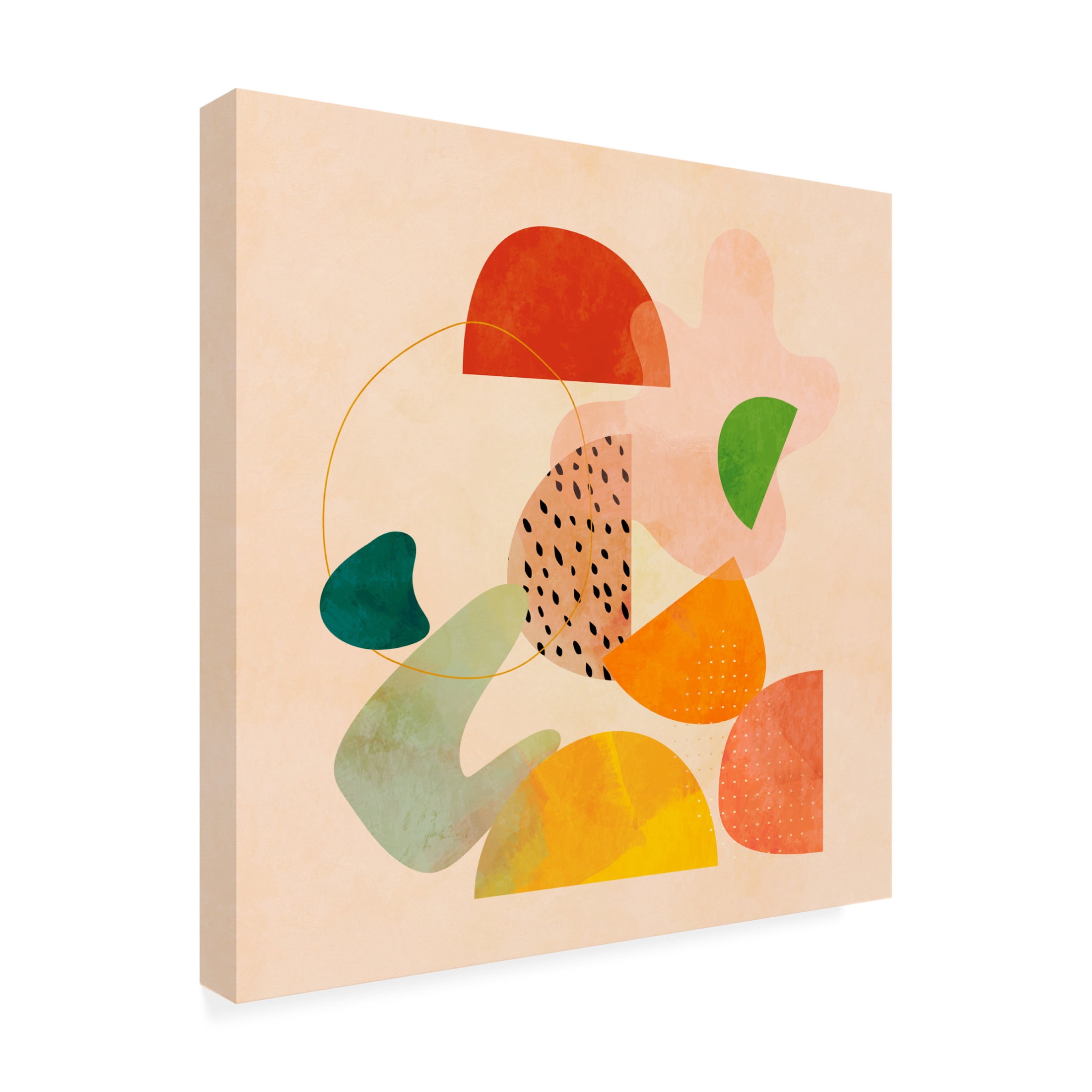 Trademark Fine Art Ana Rut Bre Shapes Play1 Canvas Wall Art