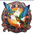 thumbnail image 4 of Wooden Jigsaw Puzzles-Wooden Puzzle Adult Unique Shape Advanced Hummingbird Wooden Jigsaw Puzzle for Adult, Family Puzzles, 4 of 6