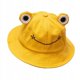 thumbnail image 2 of Sombrero de cubo de rana de dibujos animados, sombrero de sol de verano unisex para adultos, sombrero de pescador de ala ancha plegable, M Rojo Verde, 2 of 5