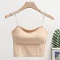 thumbnail image 1 of Camisola interior de seda de hielo con espalda hermosa, ropa interior deportiva anti-correr que no deja marcas para mujer, estilo coreano, con almohadilla para el pecho para verano, 1 of 6