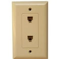 thumbnail image 1 of Decorator Duplex Phone Jack Ivory, 1 of 1