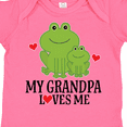 thumbnail image 4 of Inktastic Grandpa Loves Me Frog Boys or Girls Baby Bodysuit, 4 of 5