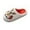 White-3, variant on Spooky Slides Halloween Jack O Lantern Pumpkin Indoor Outdoor Fuzzy House Slippers Shoes Gifts For Women Men