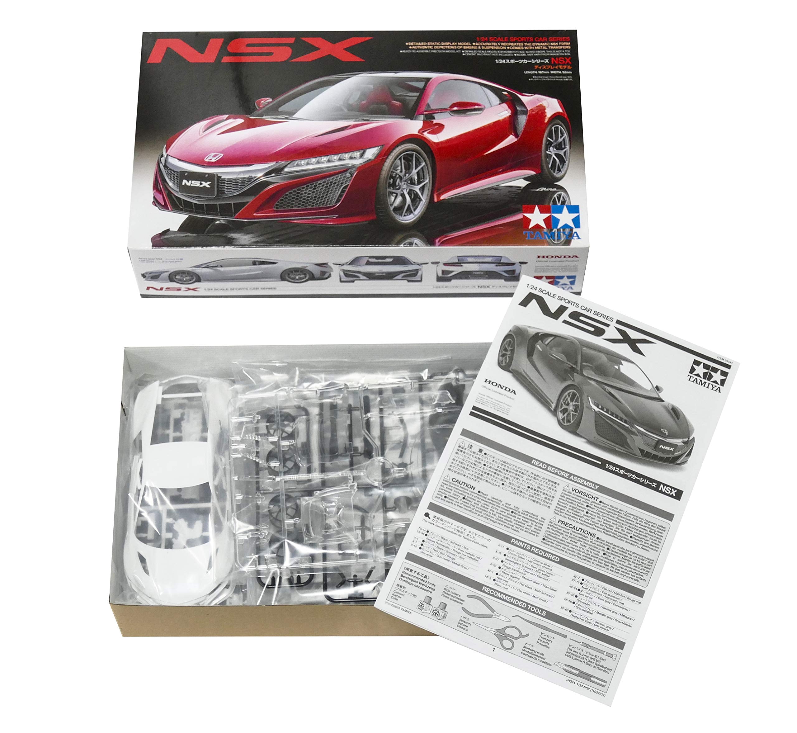 Tamiya 1/24 NSX Plastic Model Kit TAM24344 Plastics Car