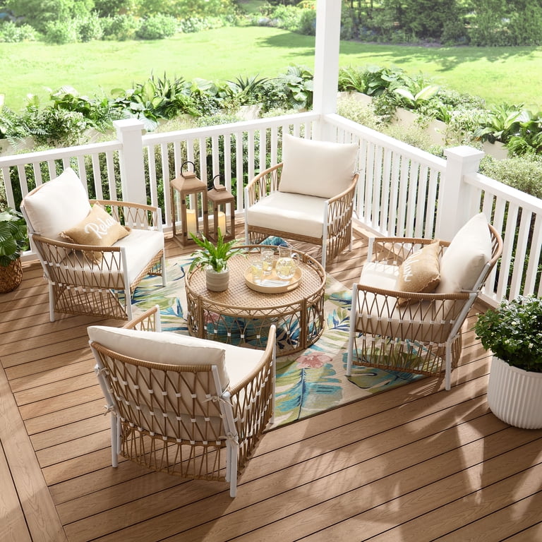Better Homes & Gardens Lilah 2-Pack Outdoor Wicker Lounge Chairs