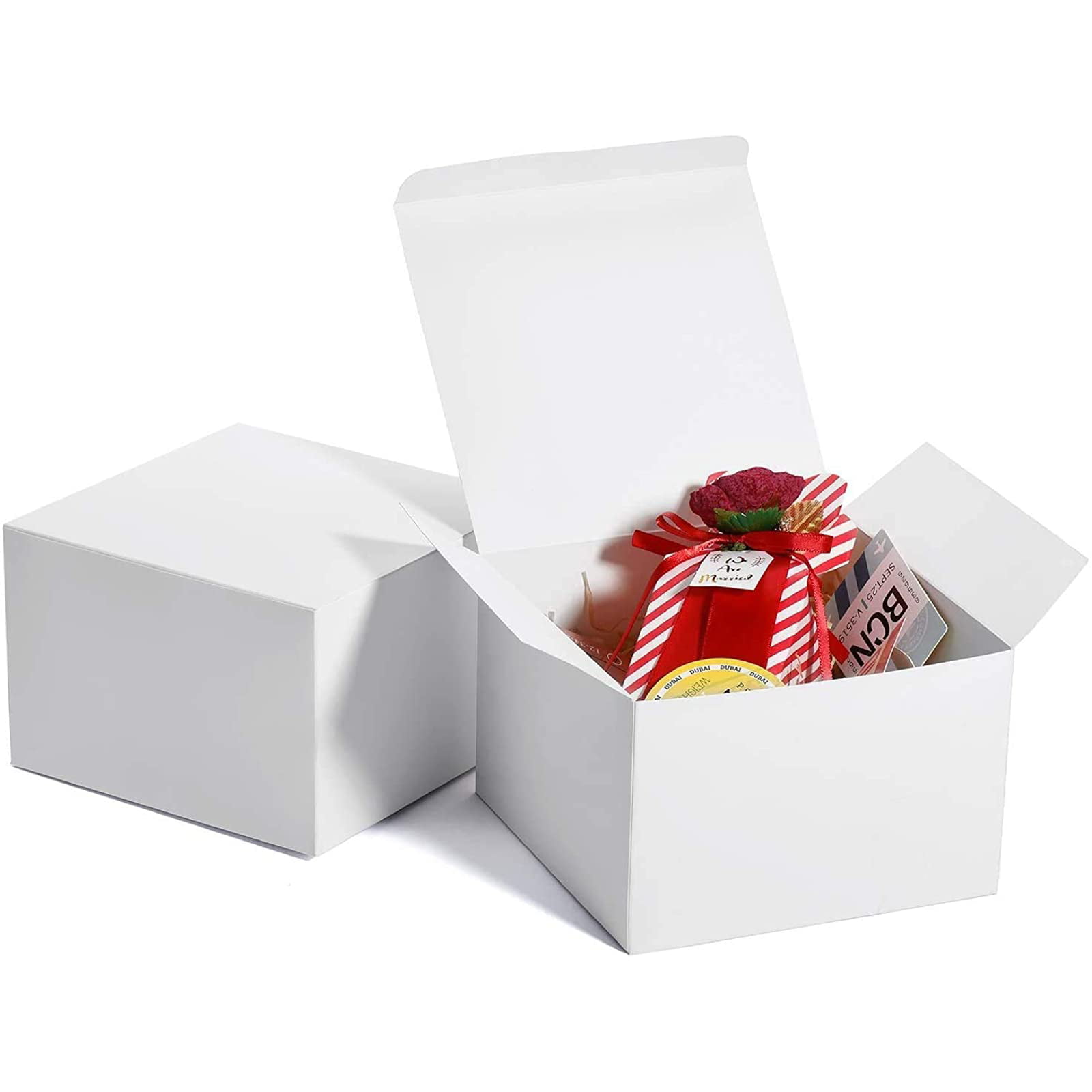 MESHA Cardboard Gift Boxes 25 Pcs5X5X3.5in Favor for
