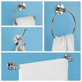 thumbnail image 4 of Multifunctional Double Coat Hook, Bathroom Towel Rail, Towel Ring, Toilet Paper Holder Set of 4, 4 of 6