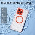 thumbnail image 5 of ShellTech for iPhone 15 Pro Waterproof Case, IP68 Underwater Case Built-in Lens & Screen Protector Shockproof Frosted Back Full Body Protection Cover for 15 Pro,Red, 5 of 14