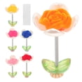 thumbnail image 1 of unbranded 6Ud Para Tablero De Carro Con Flores Artesanales De Plástico Y Base Adhesiva Colores Variados, 1 of 7
