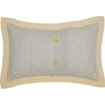 thumbnail image 5 of VHC Brands Ashmont Throw Pillow, 100% Cotton Decorative Farmhouse Accent for Couch, 5 of 7
