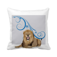thumbnail image 1 of Feline Lions Fierce Patterns Throw Pillow Sleeping Sofa Cushion Cover, 1 of 3