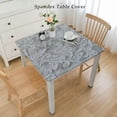 thumbnail image 2 of nygtbtfer Square Tablecloth Tabl/Stain Resistant// - Great for Banquet, Parties, Dinner, Wedding (Silver Gray), 2 of 7