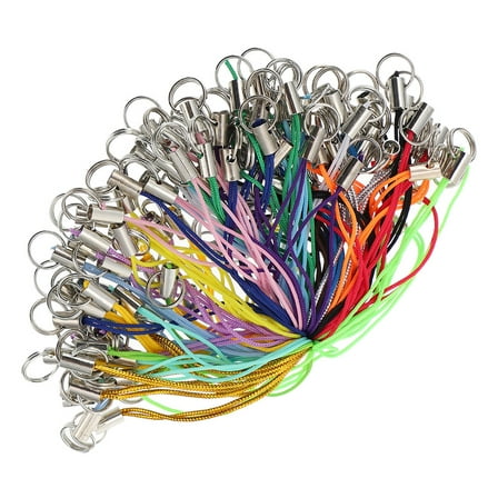 200 Pieces Mixed Color Phone Lanyards Keychain Straps Camera Hanging Ropes Accessories for Phones, Keys, and Small Gadgets