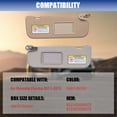 thumbnail image 2 of Sun Visor Replacement Fits For Hyundai Elantra 2011-2015, Car Visor Driver Side Sun Visor For Car, OEM: 852103X000,852203X000-beige-left and right, 2 of 6