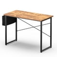 thumbnail image 6 of Gymax Modern Computer Desk 40'' Study Writing Table w/ Storage Bag Rustic, 6 of 10