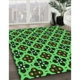 thumbnail image 3 of Ahgly Company Machine Washable Indoor Rectangle Transitional Dark Forest Green Area Rugs, 2' x 3', 3 of 7