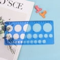 thumbnail image 5 of New 1PC Plastic Circles Geometric Template Ruler Stencil Drawing Tool Stationery for student, 5 of 5