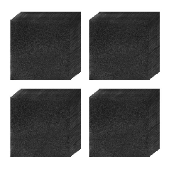 100pcs Foil Candy Wrappers, 8 x 8 Inch Chocolate Bar Wrappers, Aluminum Foil Paper (Black, Orange Peel)