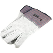 Forney Welding Work Glove - Leather - Large, Gray and Blue